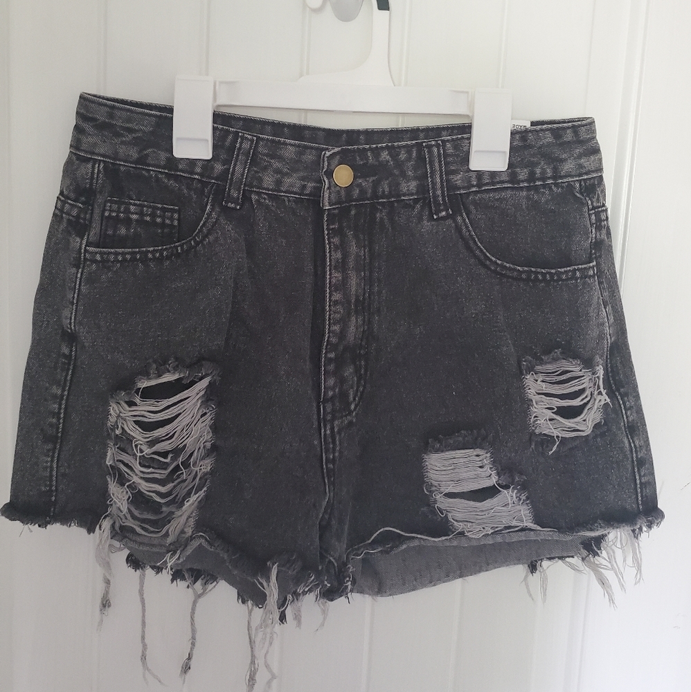 Denim shorts